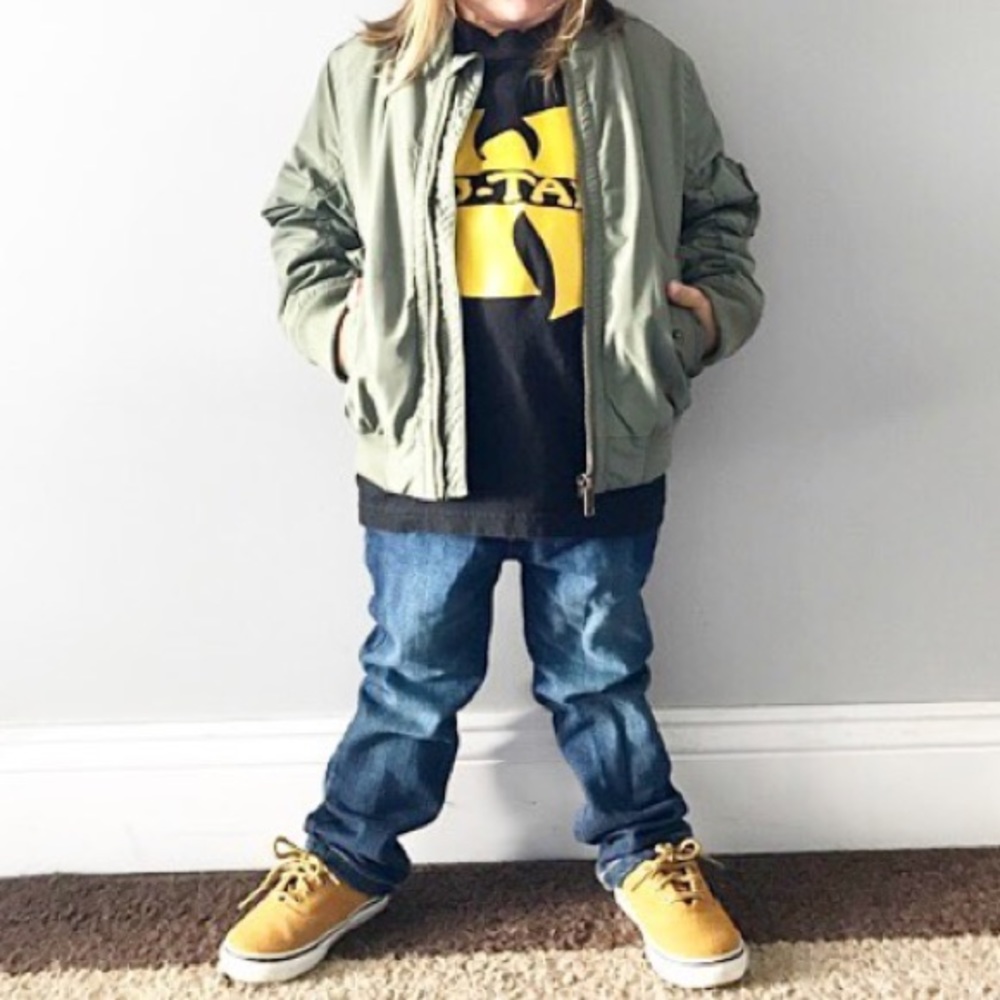 Olive green bomber jacket